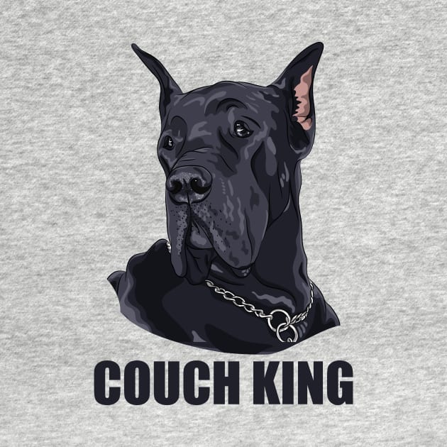 Great Dane Couch King by obet619315